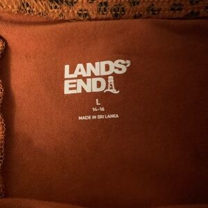 Lands end cheetah leggings